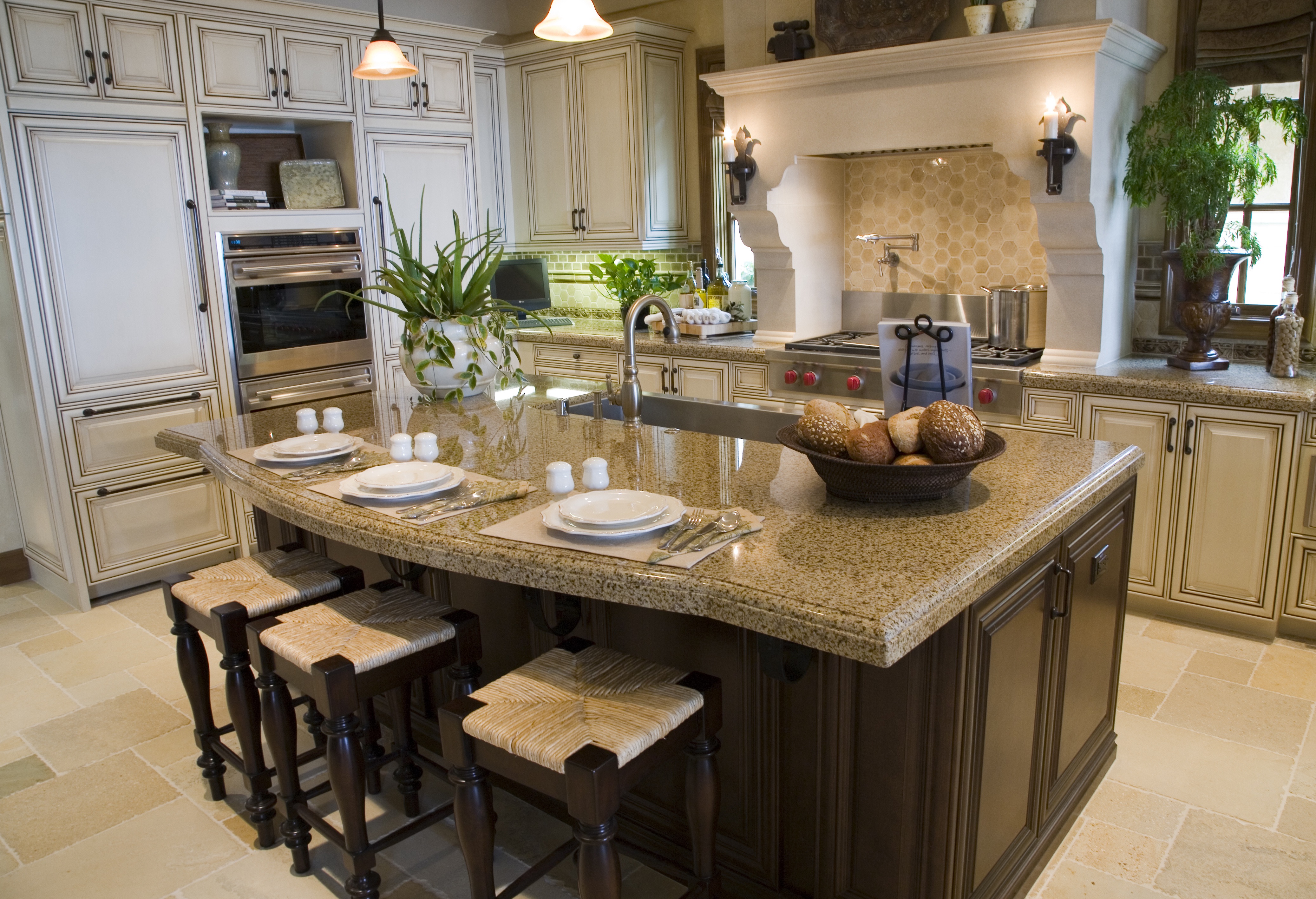 traditional kitchen - new construction home