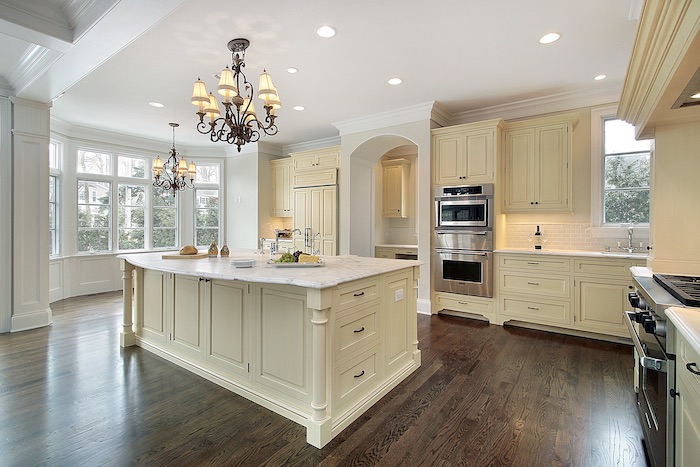 white kitchen in south shore lake las vegas